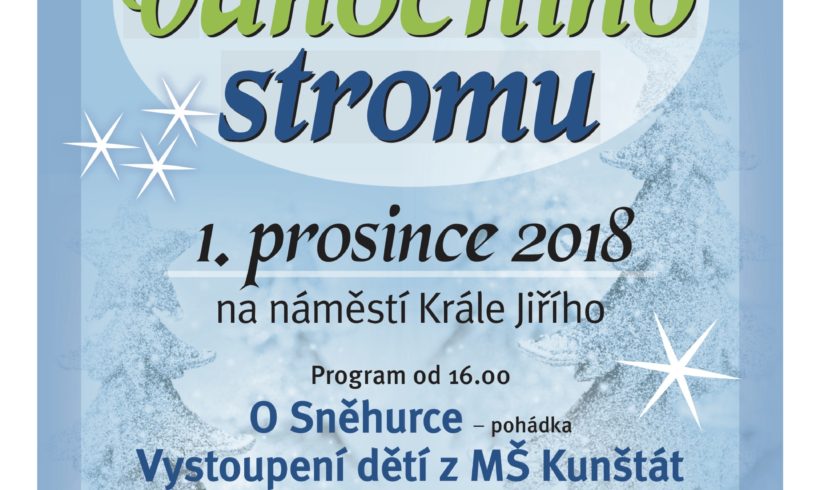 Rozsvěcení vánočního stomečku Rozsvěcení vánočního stomečku