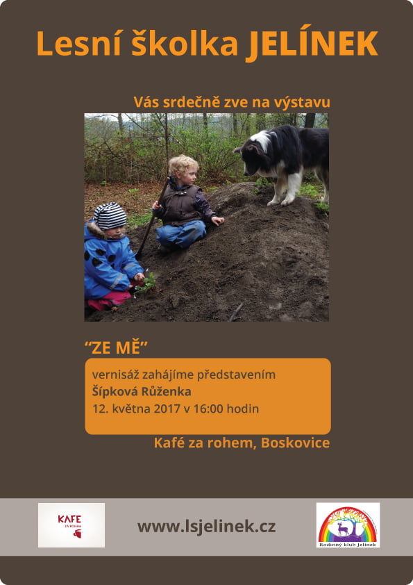 Pozvánka na vernisáž výstavy „Ze mě“ Pozvánka na vernisáž výstavy „Ze mě“