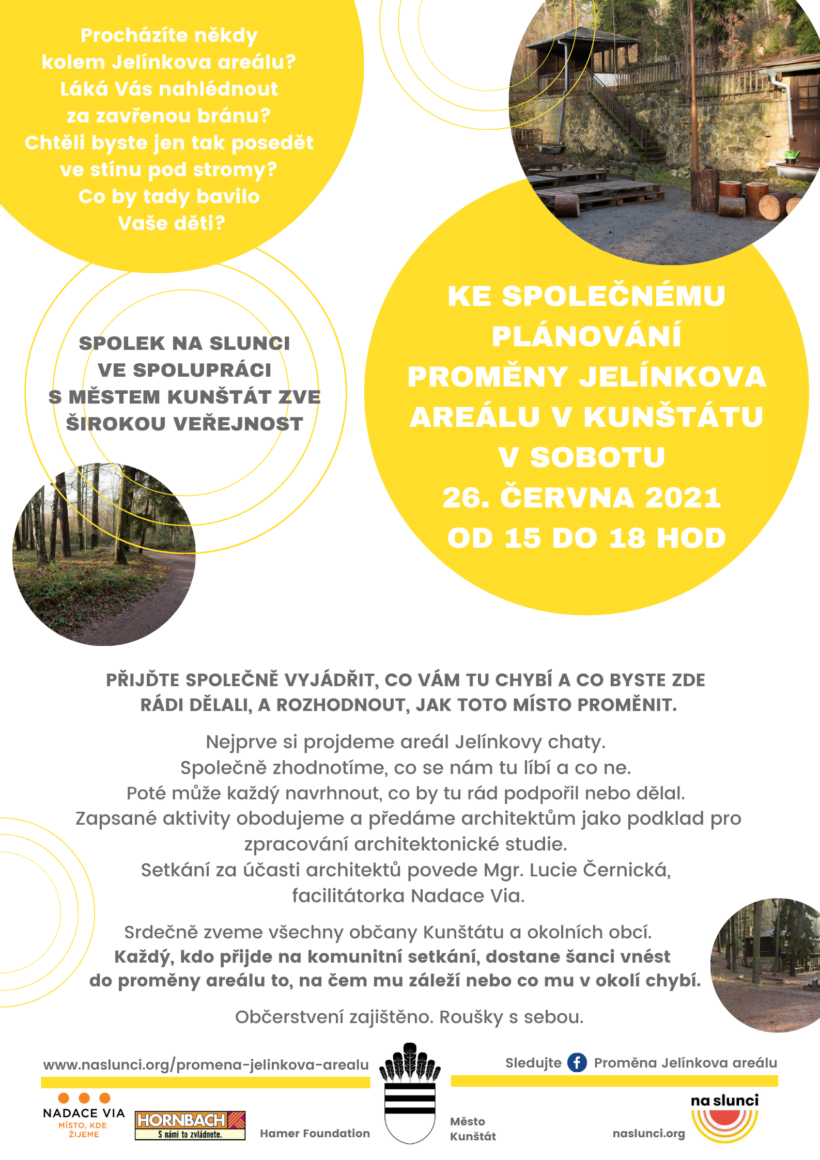 Srdečně zveme na komunitní plánování Jelínkova areálu