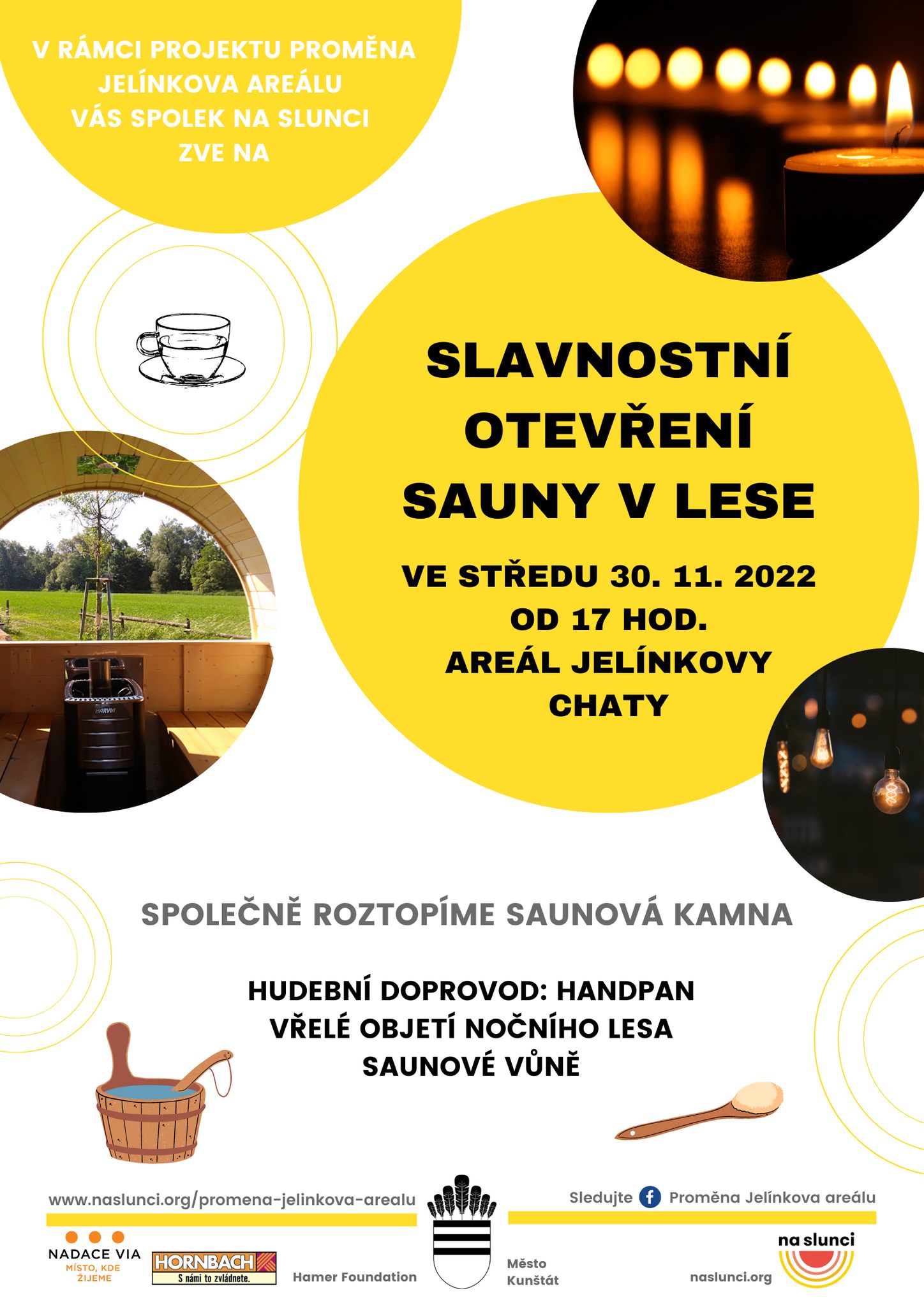 Sauna v lese – pozvanka