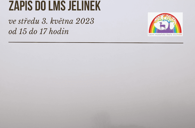 Zápis do LMŠ Jelínek na 2023/24 Zápis do LMŠ Jelínek na 2023/24